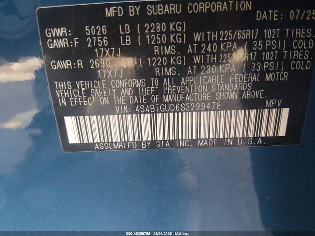 2025 SUBARU OUTBACK WILDERNESS 9