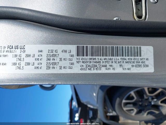2020 JEEP COMPASS TRAILHAWK 4X4 9