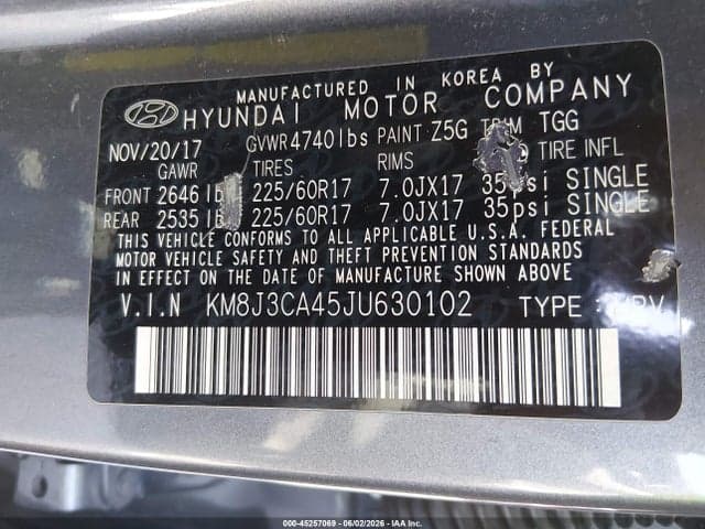 2018 HYUNDAI TUCSON SEL 9