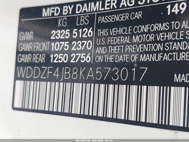 2019 MERCEDES-BENZ E 300 9