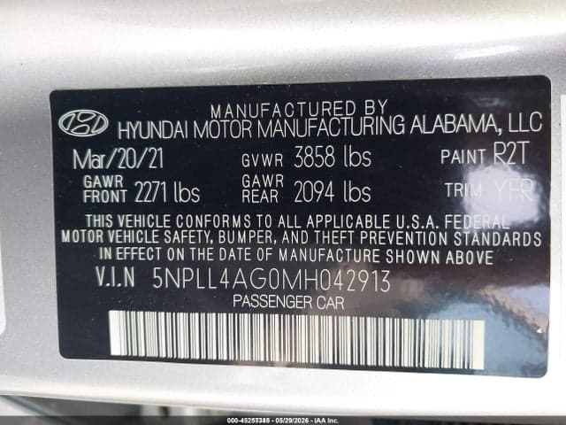 2021 HYUNDAI ELANTRA SE 9