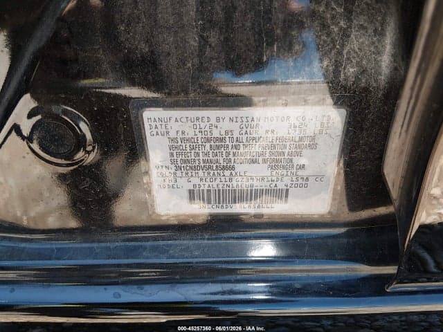 2024 NISSAN VERSA 1.6 S 9
