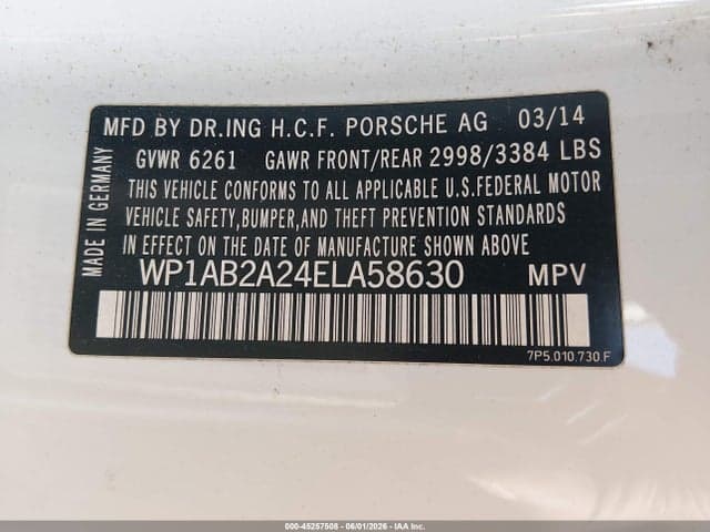 2014 PORSCHE CAYENNE S 9