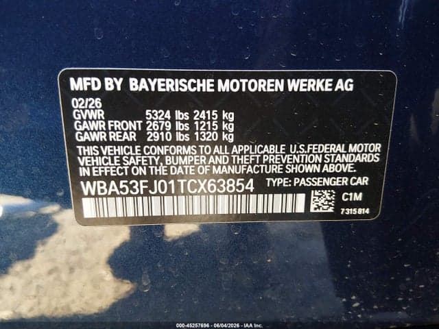 2026 BMW 530I XDRIVE 9