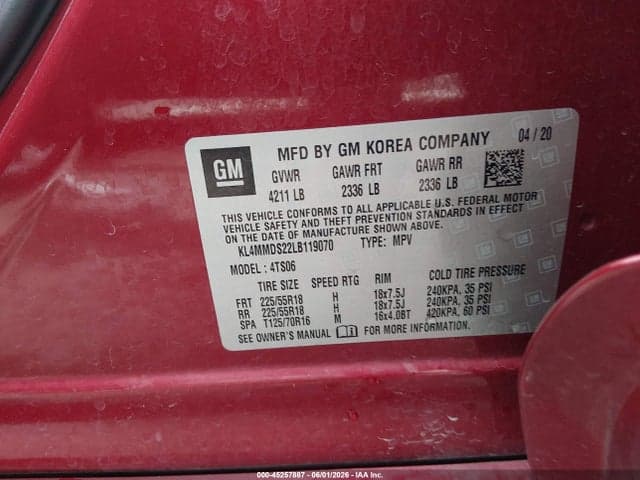 2020 BUICK ENCORE GX FWD SELECT 9