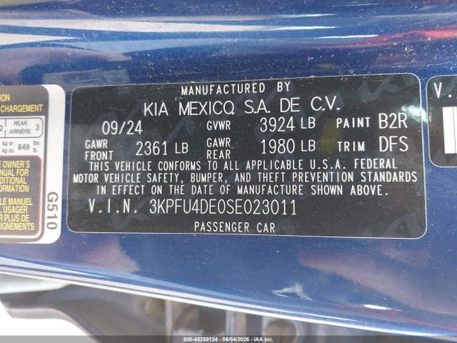 2025 KIA K4 EX 9