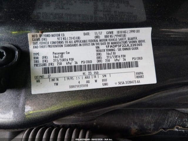 2018 FORD FOCUS SE 9