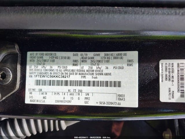 2019 FORD F-150 XLT 9
