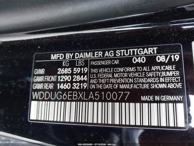 2020 MERCEDES-BENZ S 450 4MATIC 9