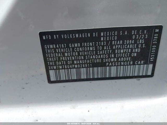 2023 VOLKSWAGEN JETTA 1.5T SE 9