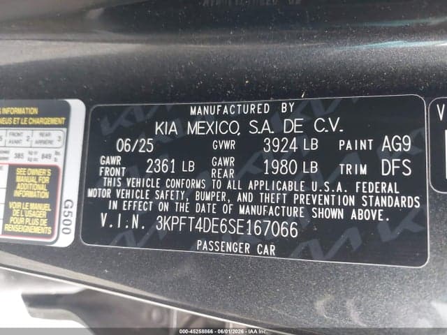 2025 KIA K4 LXS 9