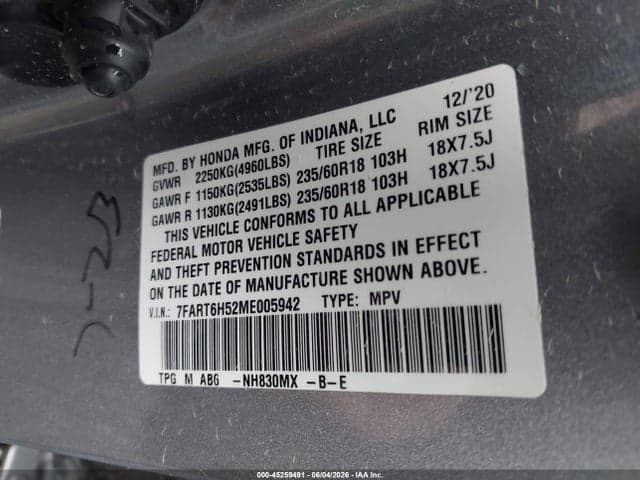 2021 HONDA CR-V HYBRID EX 9