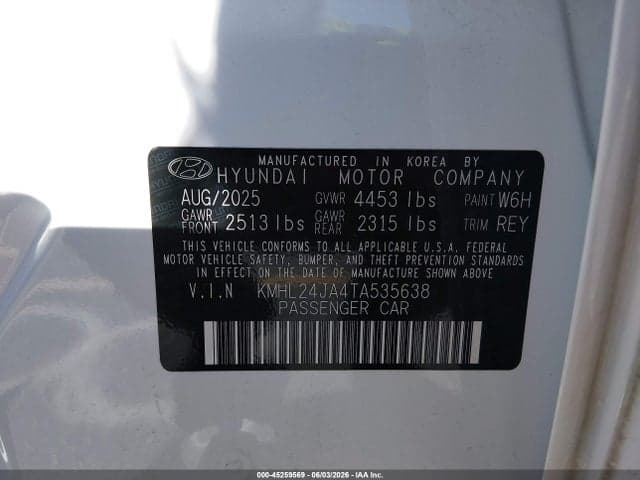 2026 HYUNDAI SONATA SE 9