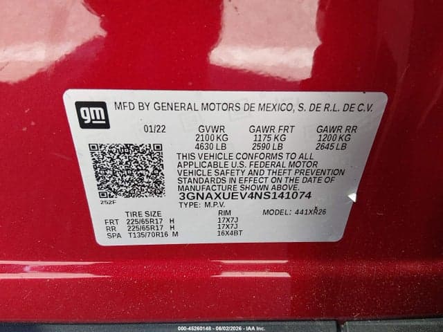 2022 CHEVROLET EQUINOX AWD LT 9