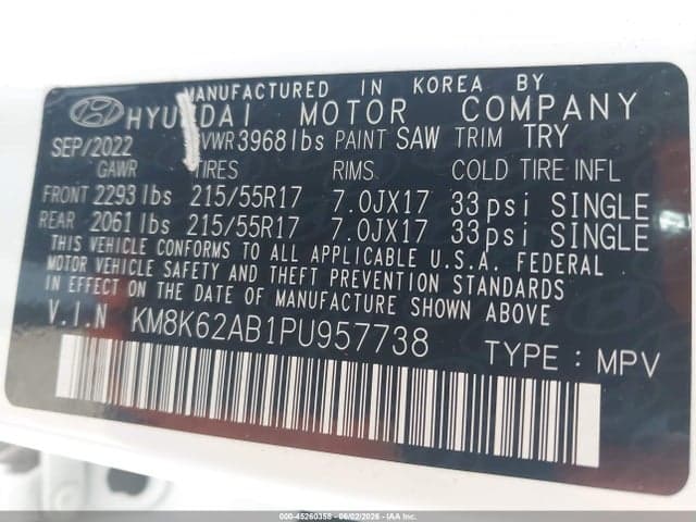2023 HYUNDAI KONA SEL 9