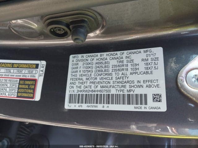 2017 HONDA CR-V EX-L/EX-L NAVI 9