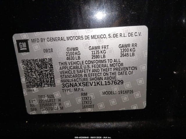 2019 CHEVROLET EQUINOX LS 9