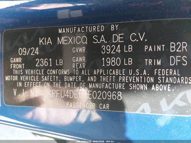 2025 KIA K4 EX 9