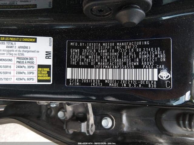 2022 TOYOTA COROLLA LE 9