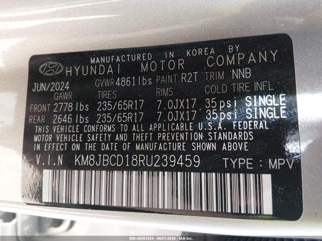2024 HYUNDAI TUCSON HYBRID BLUE 9
