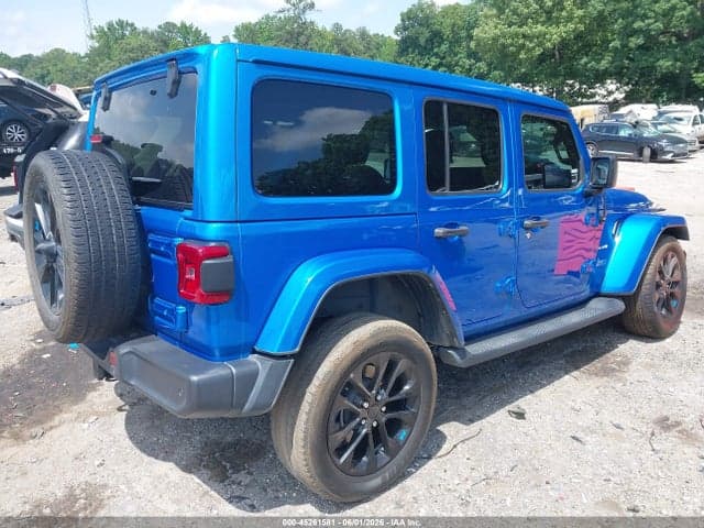 2022 JEEP WRANGLER 4XE UNLIMITED SAHARA 4X4 4