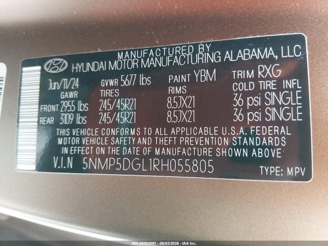2024 HYUNDAI SANTA FE CALLIGRAPHY 9