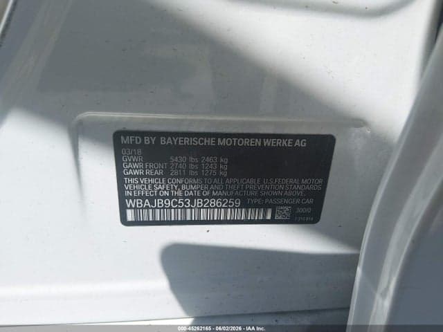 2018 BMW M550I XDRIVE 9