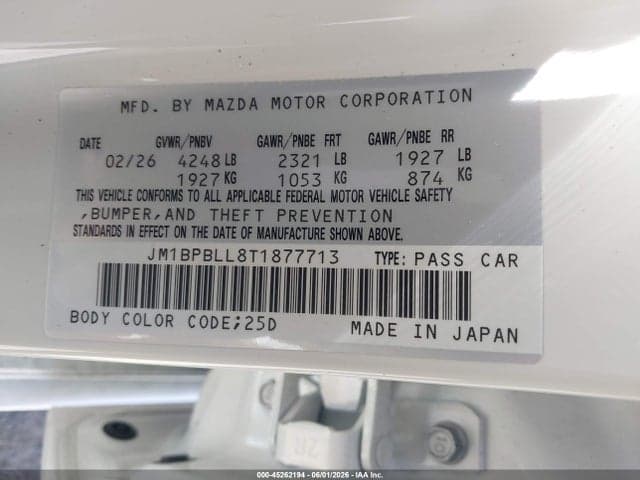 2026 MAZDA MAZDA3 2.5 S CARBON EDITION 9
