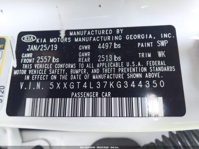 2019 KIA OPTIMA LX 9