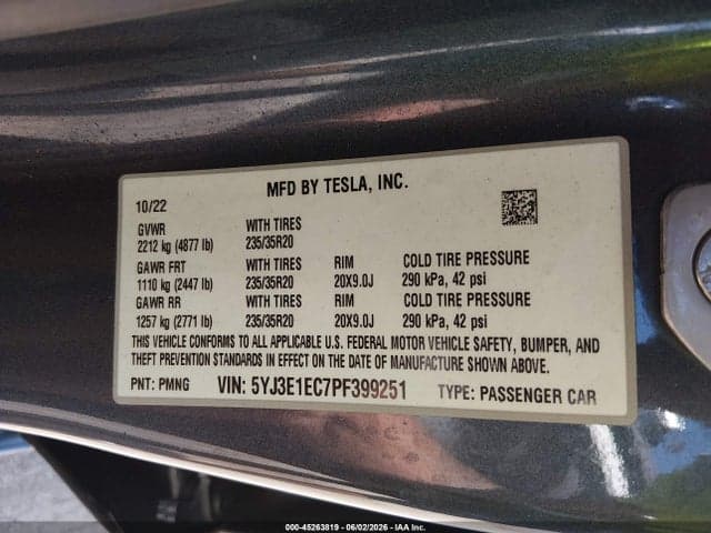 2023 TESLA MODEL 3 PERFORMANCE DUAL MOTOR ALL-WHEEL DRIVE 9