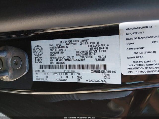 2023 FORD ESCAPE ST-LINE 9