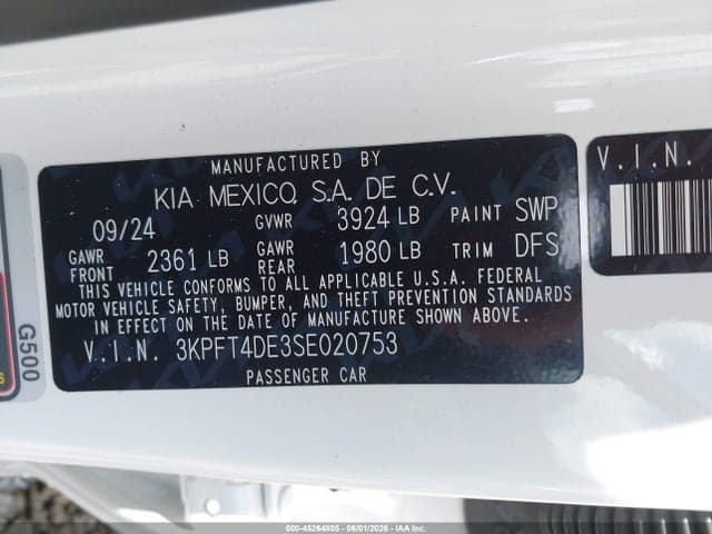 2025 KIA K4 LXS 9