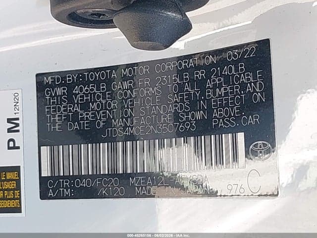 2022 TOYOTA COROLLA SE 9