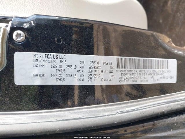 2019 DODGE GRAND CARAVAN SE 9