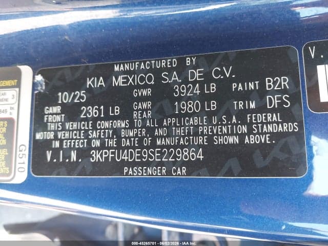 2025 KIA K4 EX 9