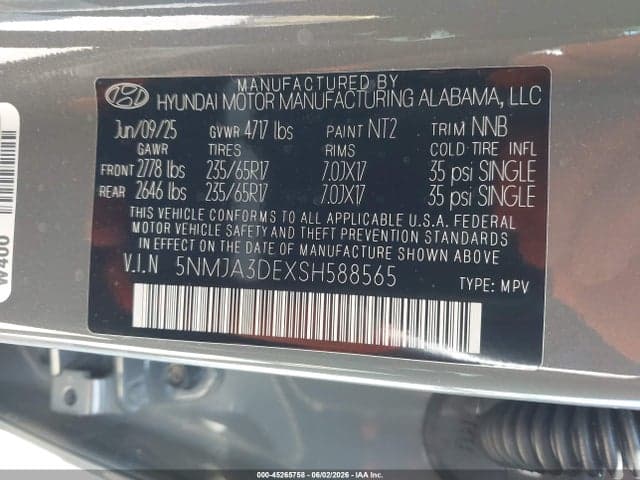 2025 HYUNDAI TUCSON SE 9