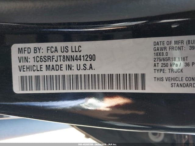 2022 RAM 1500 LARAMIE 4X4 5'7 BOX 9