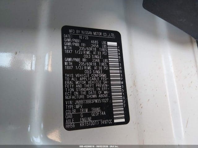 2023 NISSAN ROGUE SV INTELLIGENT AWD 9