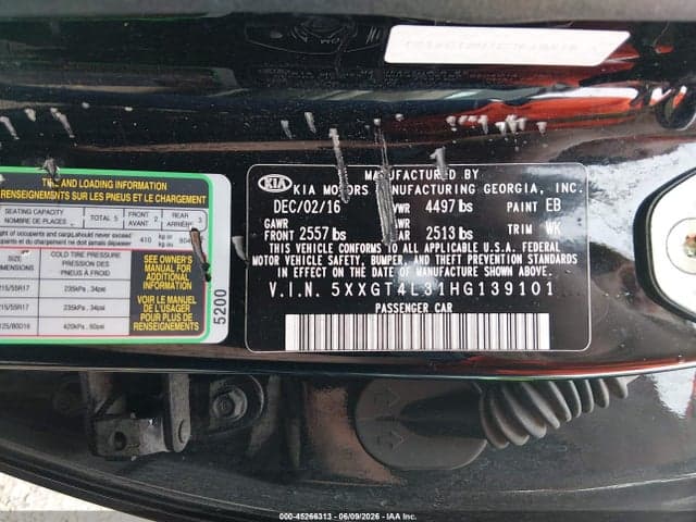 2017 KIA OPTIMA LX 10