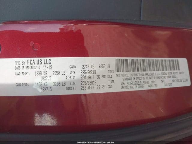2020 CHRYSLER PACIFICA 35TH ANNIVERSARY TOURING L PLUS 9