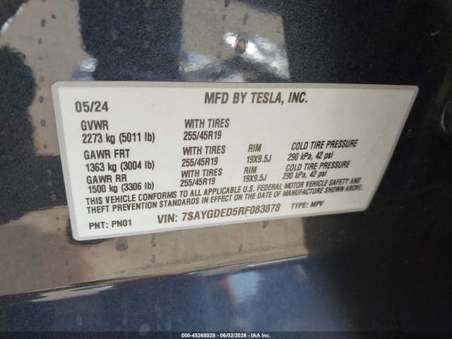 2024 TESLA MODEL Y 9