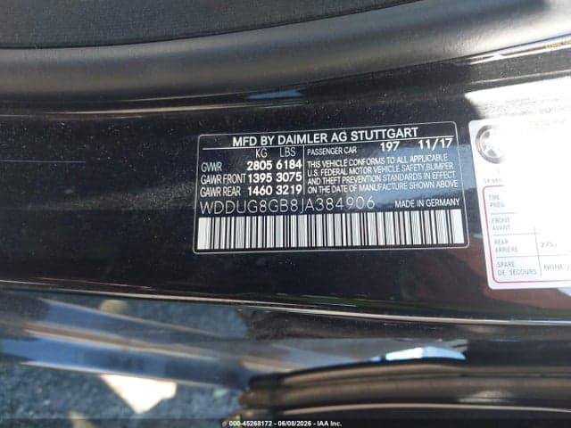 2018 MERCEDES-BENZ S 560 4MATIC 9