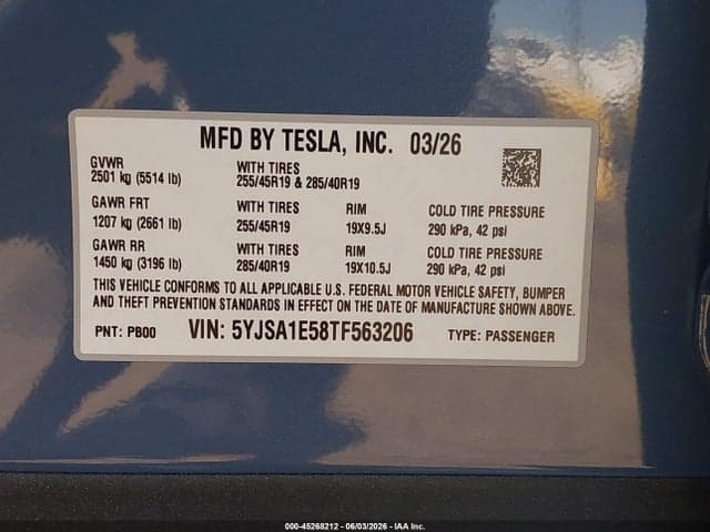 2026 TESLA MODEL S ALL-WHEEL DRIVE 9