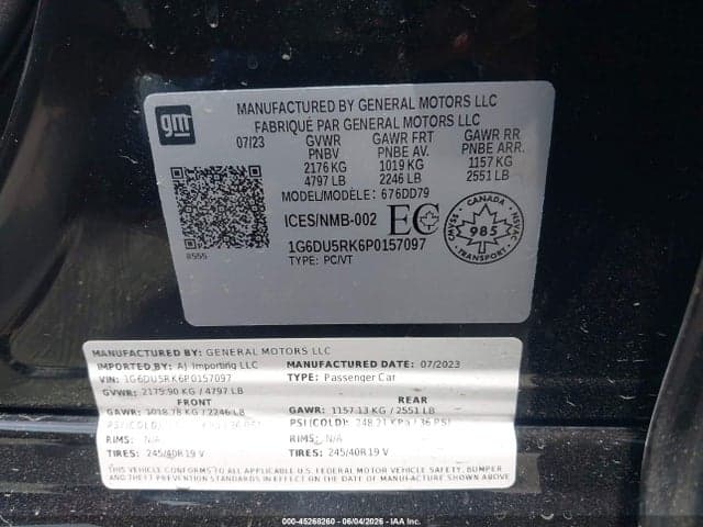2023 CADILLAC CT5 SPORT 9