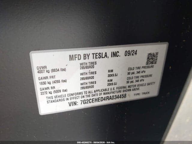 2024 TESLA CYBERTRUCK ALL-WHEEL DRIVE 9