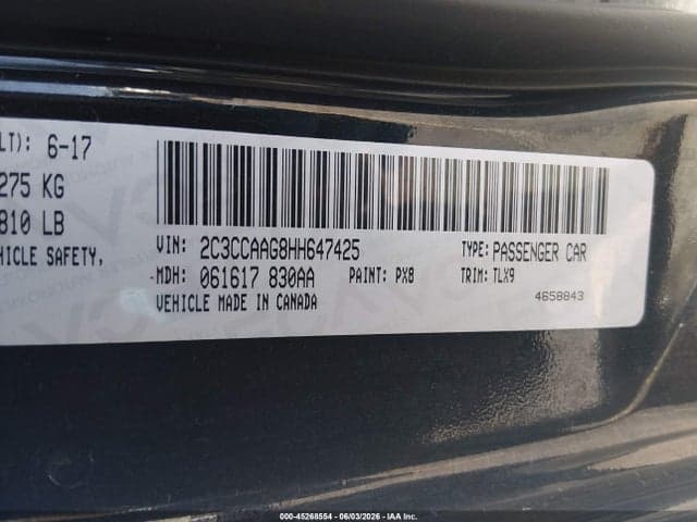 2017 CHRYSLER 300 LIMITED 9