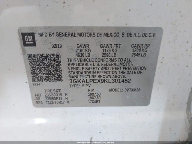 2019 GMC TERRAIN SLT 9