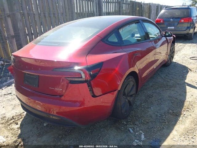 2025 TESLA MODEL 3 LONG RANGE ALL-WHEEL DRIVE 4