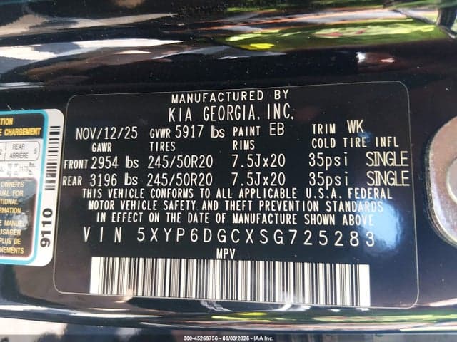 2025 KIA TELLURIDE S 9