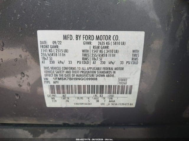 2022 FORD EXPLORER 9